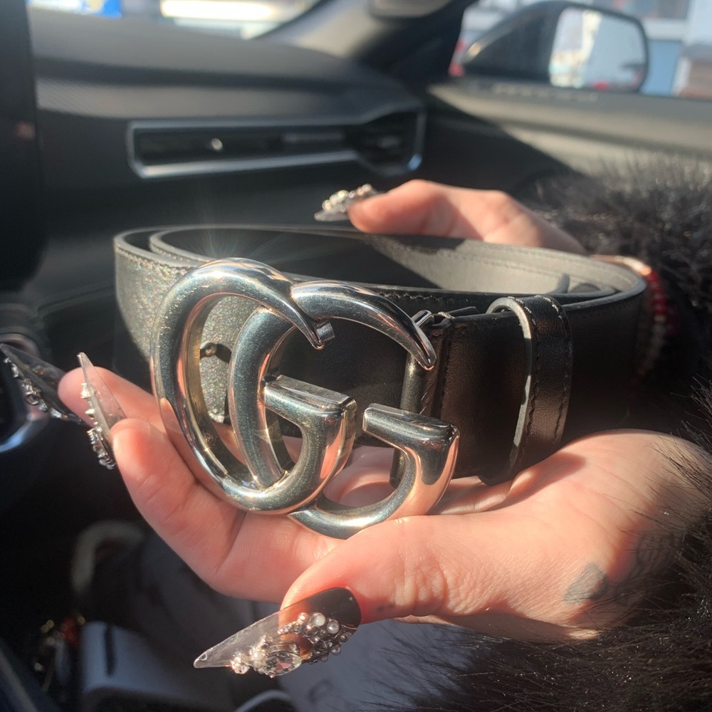 Gucci Marmont belt size 85 (black leather) worn once